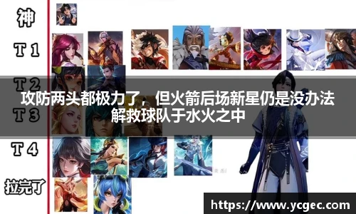 攻防两头都极力了，但火箭后场新星仍是没办法解救球队于水火之中